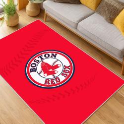 MLB Boston Red Sox Baseball Team Logo Sport Carpet Area Rug Home Decor Gift BRS255