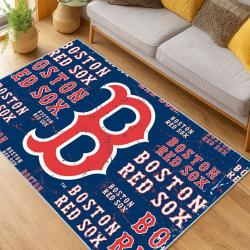 MLB Boston Red Sox Baseball Team Logo Sport Carpet Area Rug Home Decor Gift BRS256