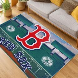 MLB Boston Red Sox Baseball Team Logo Sport Carpet Area Rug Home Decor Gift BRS257