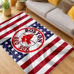 MLB Boston Red Sox Baseball Team Logo Sport Carpet Area Rug Home Decor Gift BRS259