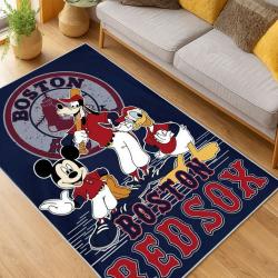 MLB Boston Red Sox Baseball Team Logo Sport Carpet Area Rug Home Decor Gift BRS266