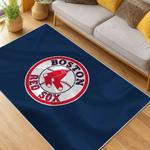mlb boston red sox baseball team logo sport carpet area rug home decor gift living room brs271