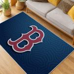 mlb boston red sox baseball team logo sport carpet area rug home decor gift living room brs272