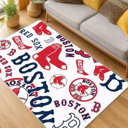 MLB Boston Red Sox Baseball Team Logo Sport Carpet Area Rug Home Decor Gift BRS273