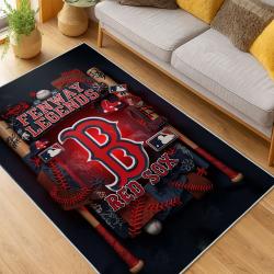 MLB Boston Red Sox Baseball Team Logo Sport Carpet Area Rug Home Decor Gift BRS279