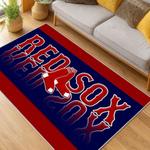 mlb boston red sox baseball team logo sport carpet area rug home decor gift living room brs280