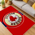 mlb boston red sox baseball team logo sport carpet area rug home decor gift living room brs84