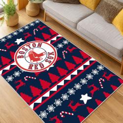 MLB Boston Red Sox Baseball Team Logo Sport Carpet Area Rug Home Decor Gift BRS85