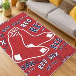 MLB Boston Red Sox Baseball Team Logo Sport Carpet Area Rug Home Decor Gift BRS87