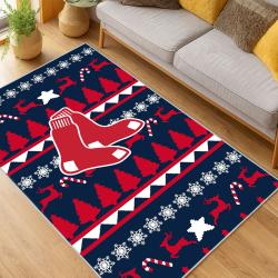 MLB Boston Red Sox Baseball Team Logo Sport Carpet Area Rug Home Decor Gift BRS90