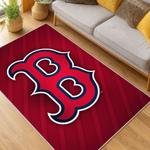 mlb boston red sox baseball team logo sport carpet area rug home decor gift living room brs96