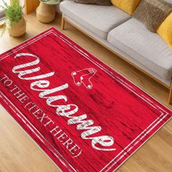 MLB Boston Red Sox Baseball Team Logo Sport Carpet Area Rug Home Decor Gift BRS98