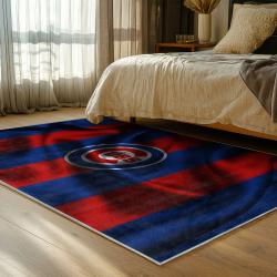 mlb chicago cubs area rug non slip baseball carpet home decor gift idea for fans bedroom cac120