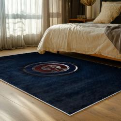 mlb chicago cubs area rug non slip baseball carpet home decor gift idea for fans bedroom cac129