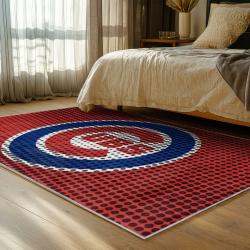 mlb chicago cubs area rug non slip baseball carpet home decor gift idea for fans bedroom cac137