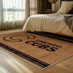 mlb chicago cubs area rug non slip baseball carpet home decor gift idea for fans bedroom cac141