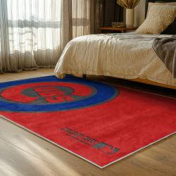 mlb chicago cubs area rug non slip baseball carpet home decor gift idea for fans bedroom cac167