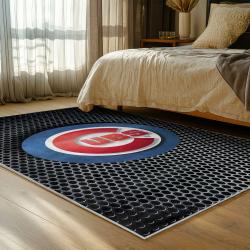 mlb chicago cubs area rug non slip baseball carpet home decor gift idea for fans bedroom cac169