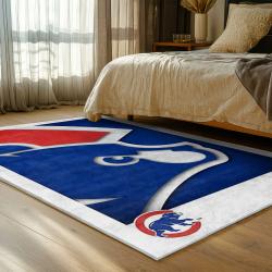 mlb chicago cubs area rug non slip baseball carpet home decor gift idea for fans bedroom cac182