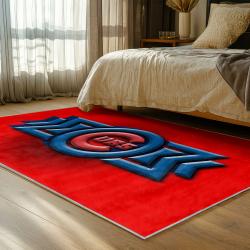 mlb chicago cubs area rug non slip baseball carpet home decor gift idea for fans bedroom cac60