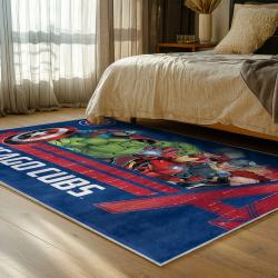 mlb chicago cubs area rug non slip baseball carpet home decor gift idea for fans bedroom cac96