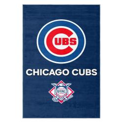 mlb chicago cubs area rug non slip baseball carpet home decor gift idea for fans cac100
