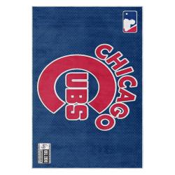 mlb chicago cubs area rug non slip baseball carpet home decor gift idea for fans cac107