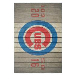 mlb chicago cubs area rug non slip baseball carpet home decor gift idea for fans cac114