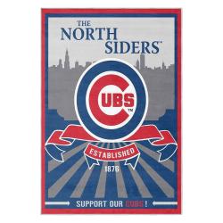 mlb chicago cubs area rug non slip baseball carpet home decor gift idea for fans cac115
