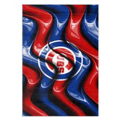 mlb chicago cubs area rug non slip baseball carpet home decor gift idea for fans cac124