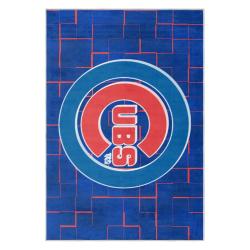 mlb chicago cubs area rug non slip baseball carpet home decor gift idea for fans cac130