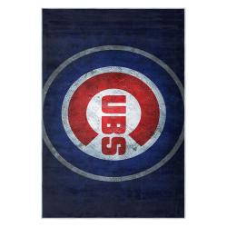 mlb chicago cubs area rug non slip baseball carpet home decor gift idea for fans cac131