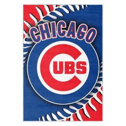 mlb chicago cubs area rug non slip baseball carpet home decor gift idea for fans cac133