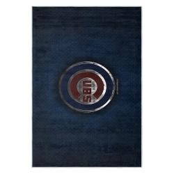 mlb chicago cubs area rug non slip baseball carpet home decor gift idea for fans cac134