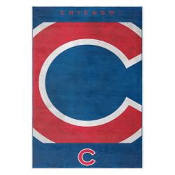 mlb chicago cubs area rug non slip baseball carpet home decor gift idea for fans cac136