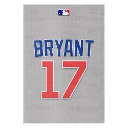 mlb chicago cubs area rug non slip baseball carpet home decor gift idea for fans cac138