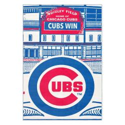 mlb chicago cubs area rug non slip baseball carpet home decor gift idea for fans cac149