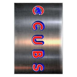 mlb chicago cubs area rug non slip baseball carpet home decor gift idea for fans cac152