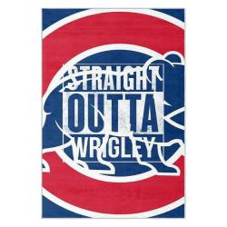 mlb chicago cubs area rug non slip baseball carpet home decor gift idea for fans cac161
