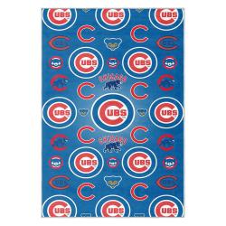 mlb chicago cubs area rug non slip baseball carpet home decor gift idea for fans cac162