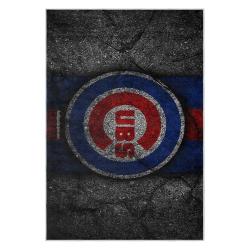 mlb chicago cubs area rug non slip baseball carpet home decor gift idea for fans cac180