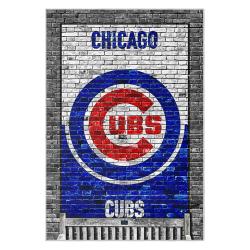 mlb chicago cubs area rug non slip baseball carpet home decor gift idea for fans cac185