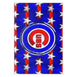 mlb chicago cubs area rug non slip baseball carpet home decor gift idea for fans cac186