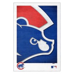 mlb chicago cubs area rug non slip baseball carpet home decor gift idea for fans cac187