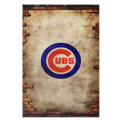 mlb chicago cubs area rug non slip baseball carpet home decor gift idea for fans cac195