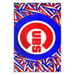 mlb chicago cubs area rug non slip baseball carpet home decor gift idea for fans cac198