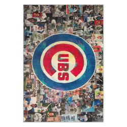 mlb chicago cubs area rug non slip baseball carpet home decor gift idea for fans cac33