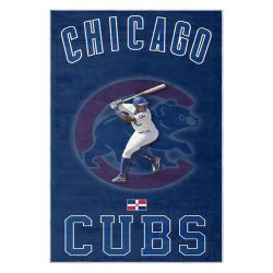 mlb chicago cubs area rug non slip baseball carpet home decor gift idea for fans cac41