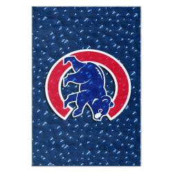mlb chicago cubs area rug non slip baseball carpet home decor gift idea for fans cac45