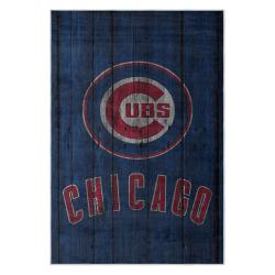 mlb chicago cubs area rug non slip baseball carpet home decor gift idea for fans cac58